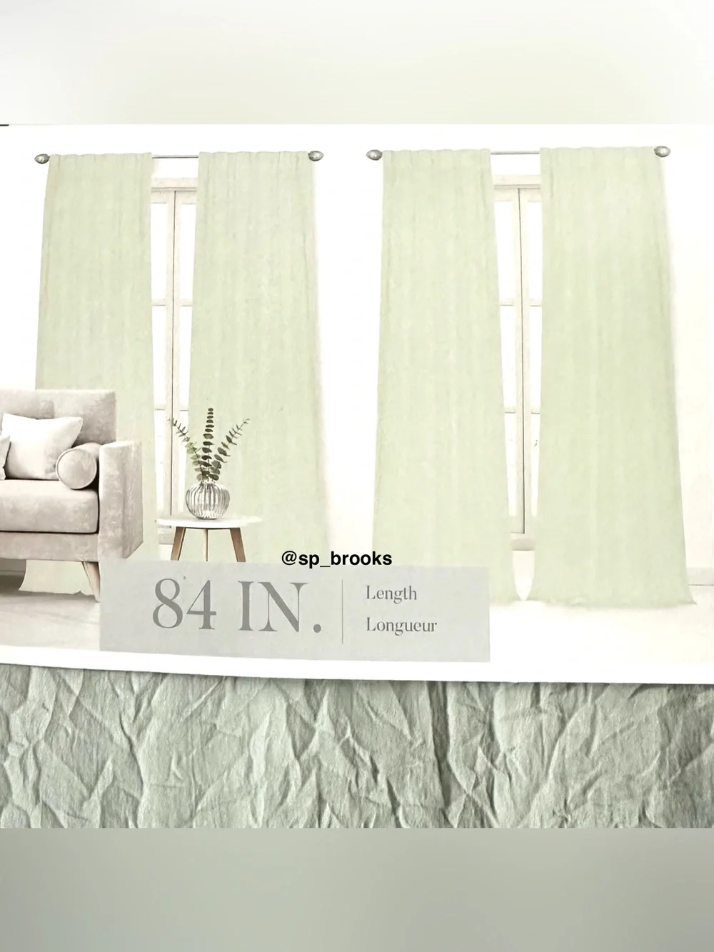 🎁4PC Dream Stories Window Panel Set - 36” x 84” - Maven-Matcha Green
